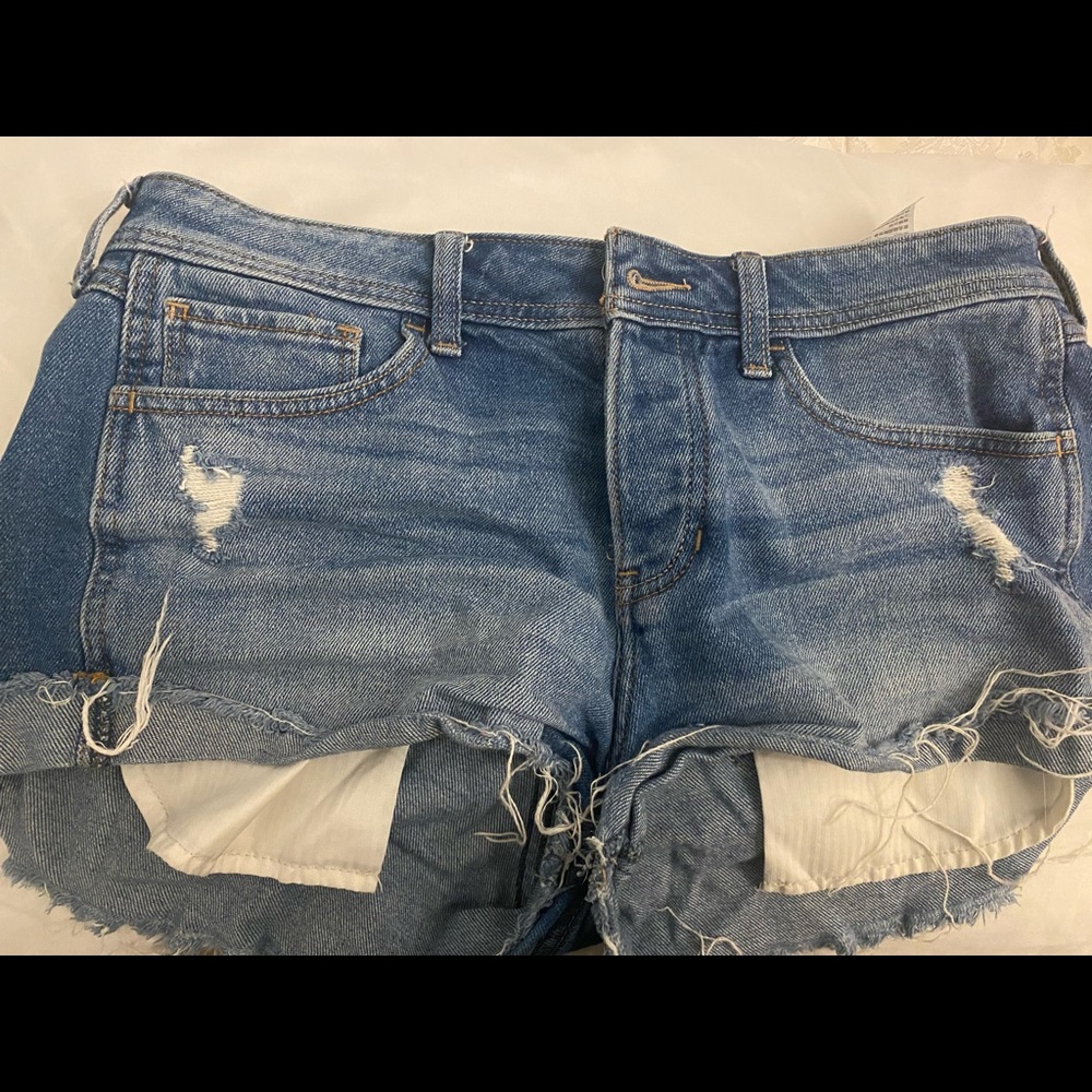 Denim jean shorts